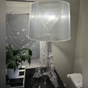 Clear Transparent Kartell Bourgie Lamp